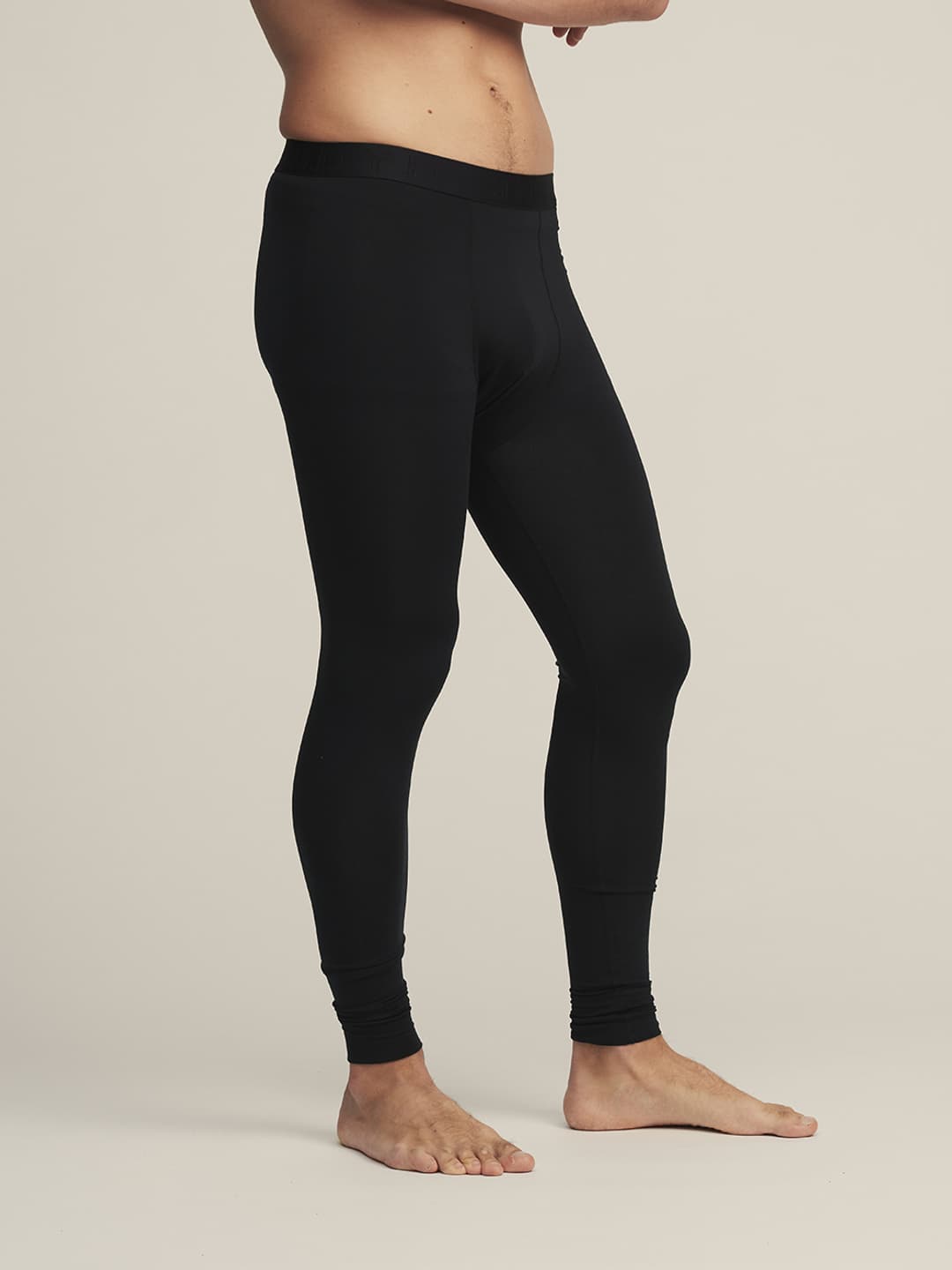 Solid Long Johns w Black/Black