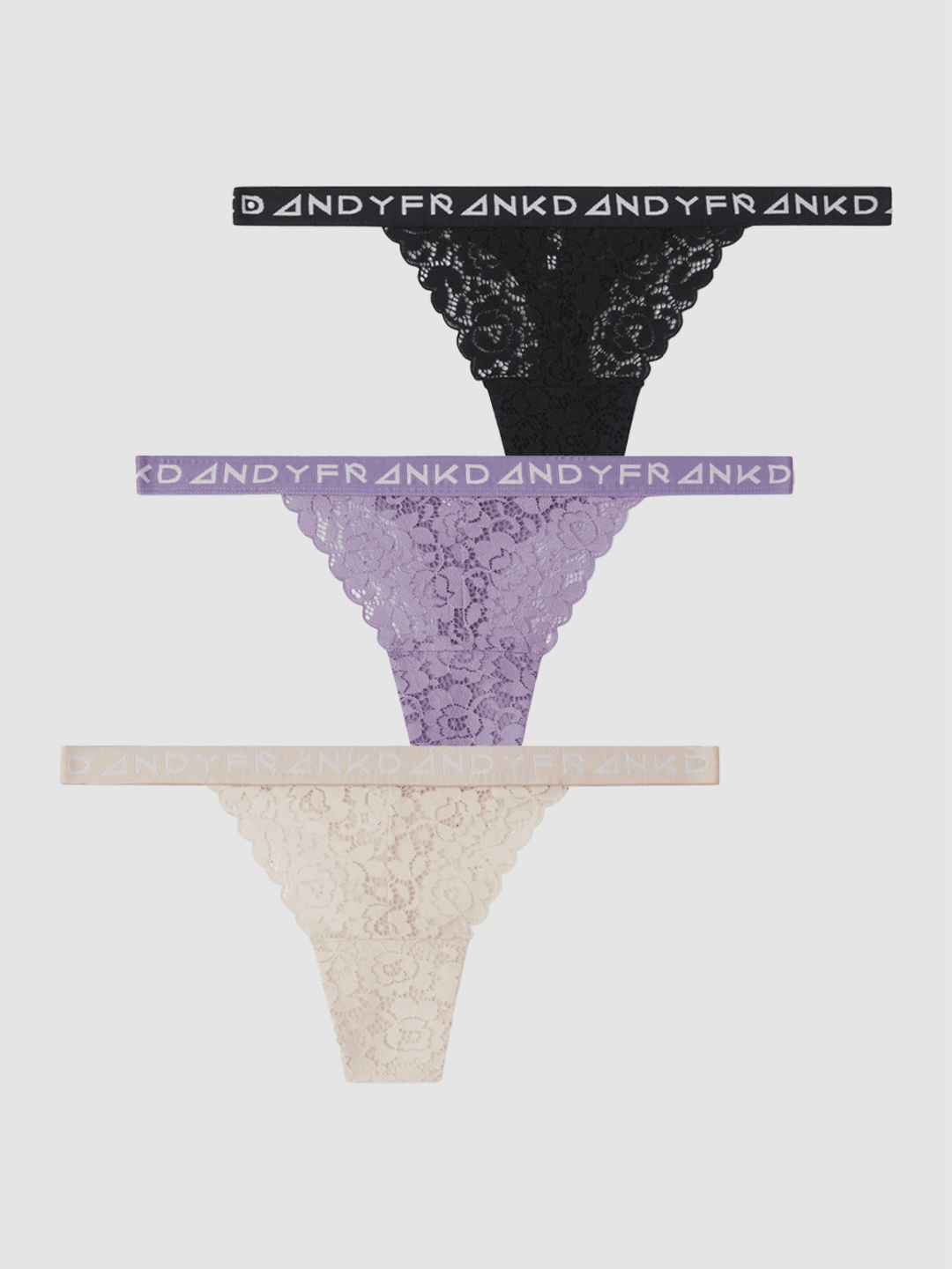 3-Pack Fab-u-Lace Thong Mix